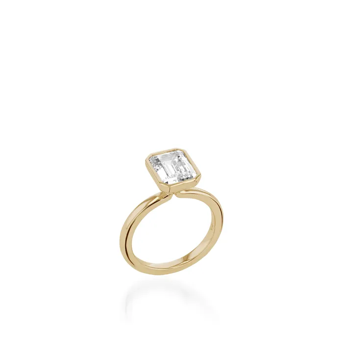 John Atencio Mandy Yellow Gold Engagement Ring Rings