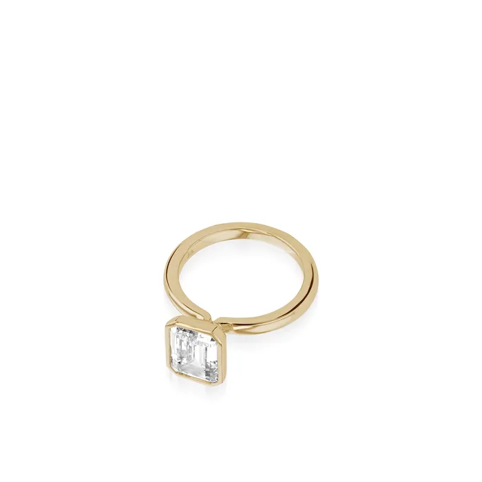 John Atencio Mandy Yellow Gold Engagement Ring Rings