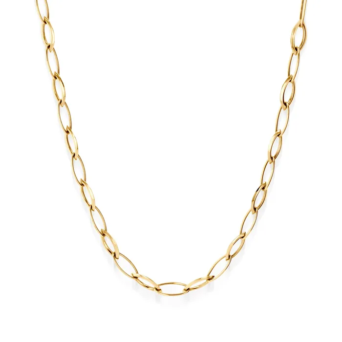 John Atencio Necklaces Navette Link Chain Necklace