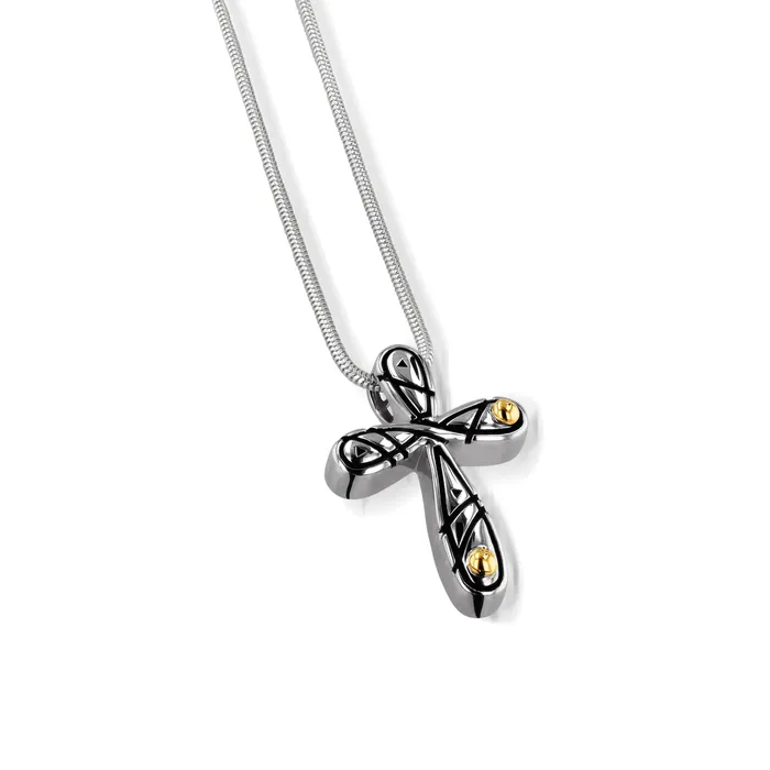 John Atencio Necklaces Solar Cross Pendant Necklace