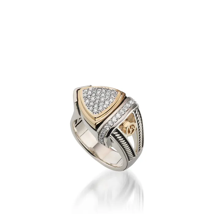 John Atencio Rings Arrivo Pave Diamond Ring