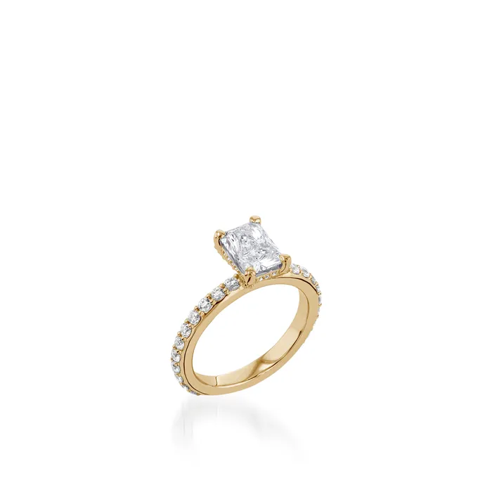 John Atencio Rings Duchess Radiant White Gold Engagement Ring