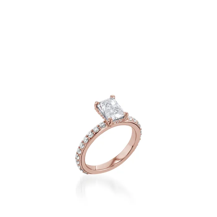 John Atencio Rings Duchess Radiant White Gold Engagement Ring