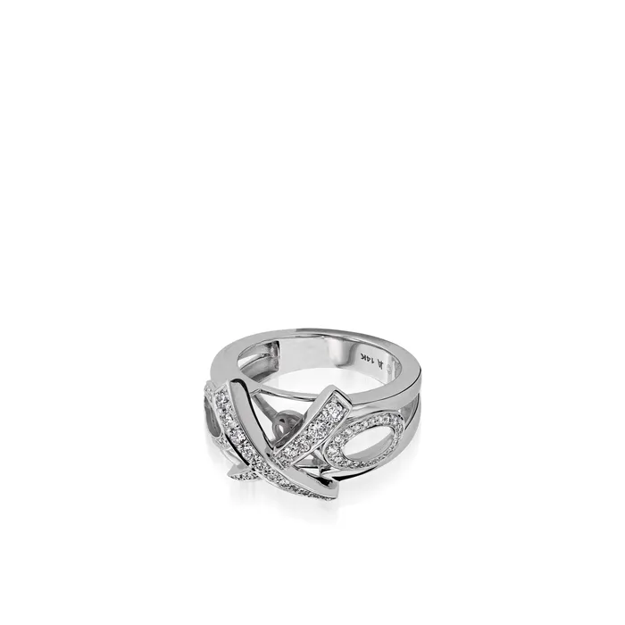 John Atencio Rings Paris XO Pave Ring John Atencio Rings Paris XO Pave Ring