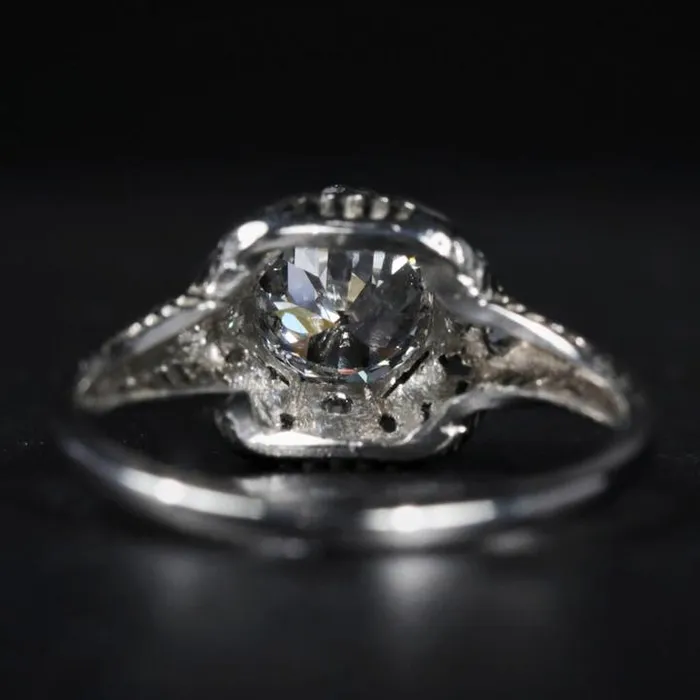 Jordan Clines Rings Art Deco Platinum 072 Carat Old European Cut Diamond Engagement Ring Jordan Clines Rings Art Deco Platinum 072 Carat Old European Cut Diamond Engagement Ring