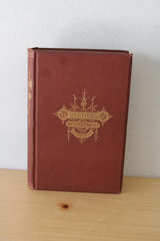 Jubilee Thrift Earrings Whittiers Poems Complete 1880 Edition By John Greenleaf Whittier Jubilee Thrift Earrings Whittiers Poems Complete 1880 Edition By John Greenleaf Whittier