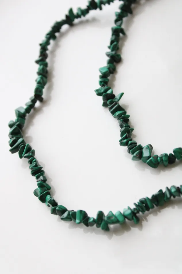 Jubilee Thrift Necklaces Green Beaded Long Necklace