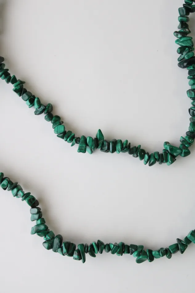 Jubilee Thrift Necklaces Green Beaded Long Necklace
