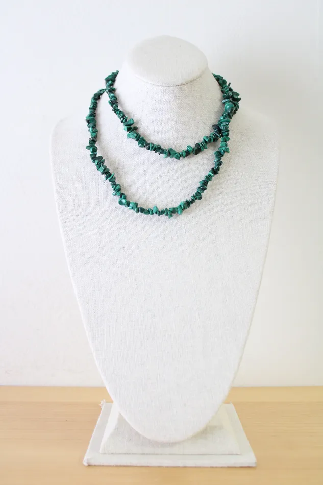 Jubilee Thrift Necklaces Green Beaded Long Necklace