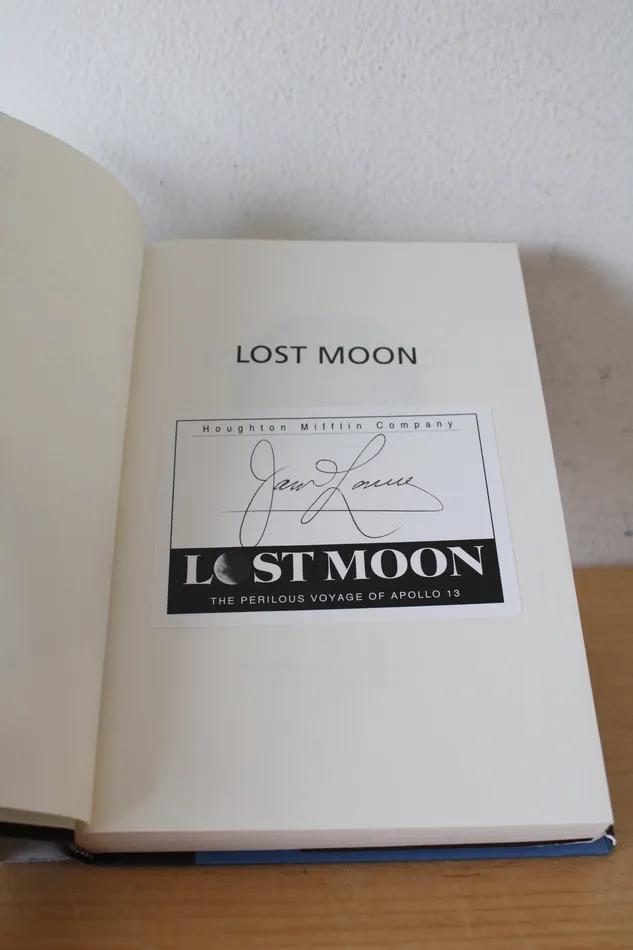 Jubilee Thrift Necklaces Signed Copy Of Lost Moon The Perilous Voyage Of Apollo 13 By Jim Lovell Jeffrey Kluger Jubilee Thrift Necklaces Signed Copy Of Lost Moon The Perilous Voyage Of Apollo 13 By Jim Lovell Jeffrey Kluger