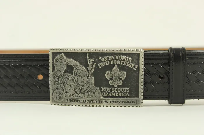 Jubilee Thrift Rings Boy Scout Solid Pewter Cowhide Leather Black Belt Size 38 3539 Jubilee Thrift Rings Boy Scout Solid Pewter Cowhide Leather Black Belt Size 38 3539