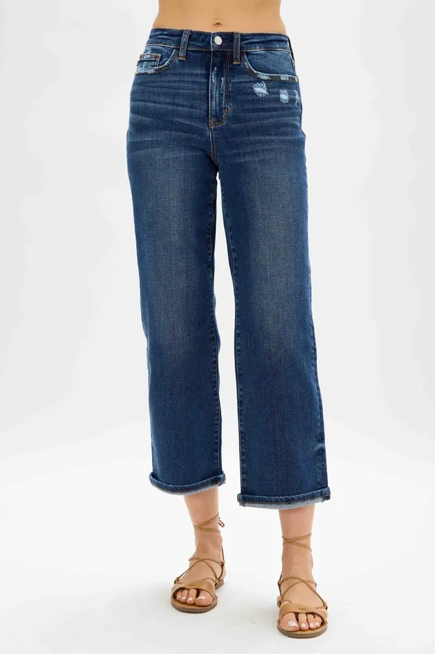 JUDY BLUE Rings JUDY BLUE HIGH WAIST MEDIUM DESTROYED POCKET WIDE LEG DARK STONE JUDY BLUE Rings JUDY BLUE HIGH WAIST MEDIUM DESTROYED POCKET WIDE LEG DARK STONE