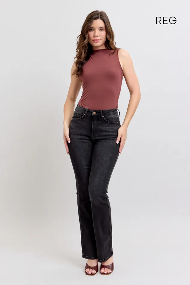 JUDY BLUE Rings JUDY BLUE HIGH WAIST TUMMY CONTROL BOOTCUT BLACK JEANS REGULAR JUDY BLUE Rings JUDY BLUE HIGH WAIST TUMMY CONTROL BOOTCUT BLACK JEANS REGULAR