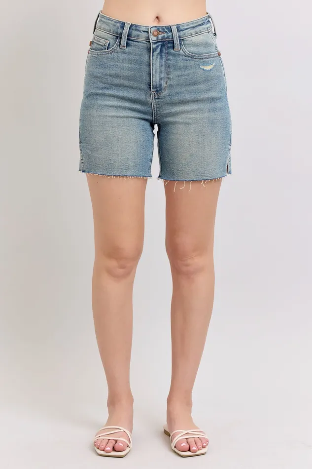 JUDY BLUE Rings JUDY BLUE HIGH WAIST VINTAGE WASH SIDE SLIT SHORTS MEDIUM STONE JUDY BLUE Rings JUDY BLUE HIGH WAIST VINTAGE WASH SIDE SLIT SHORTS MEDIUM STONE