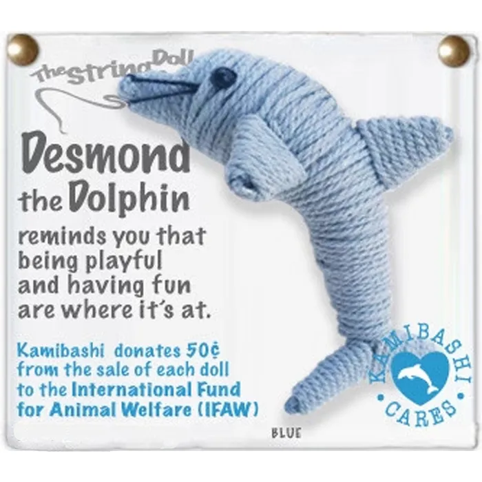 KAMIBASHICORP Earrings Kamibashi Desmond Dolphin String Doll Keychain