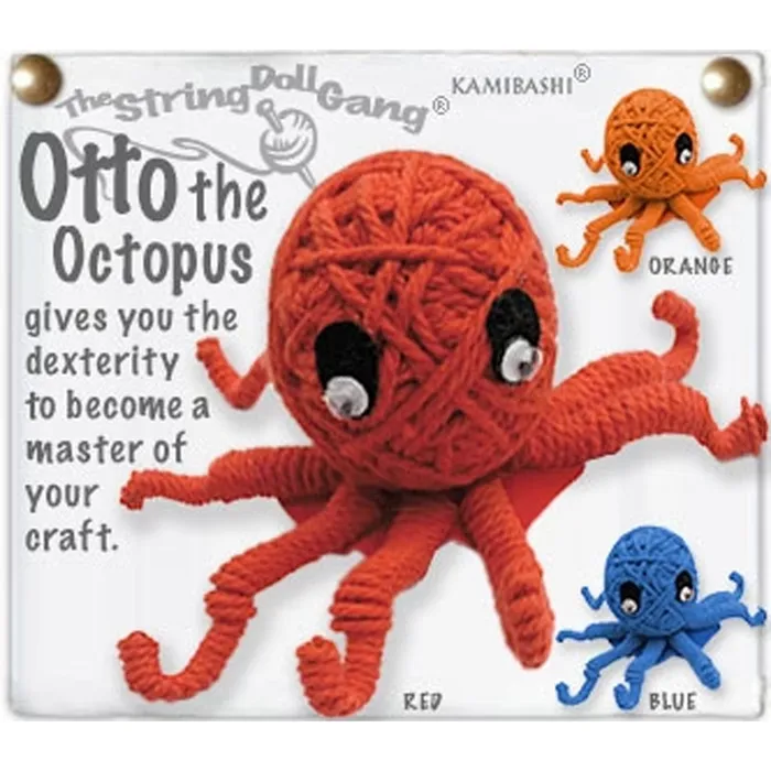 KAMIBASHICORP Necklaces Kamibashi Otto the Octopus String Doll Key Chain