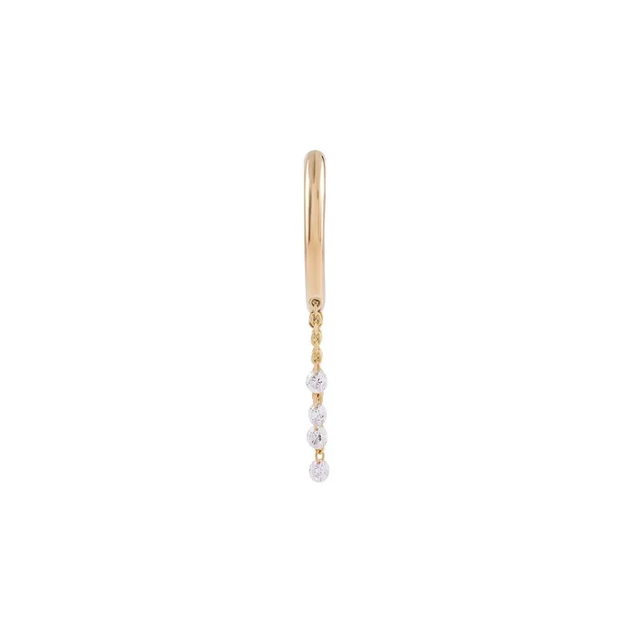 Kismet by Milka Earrings Elda Dangling Hoop Earring