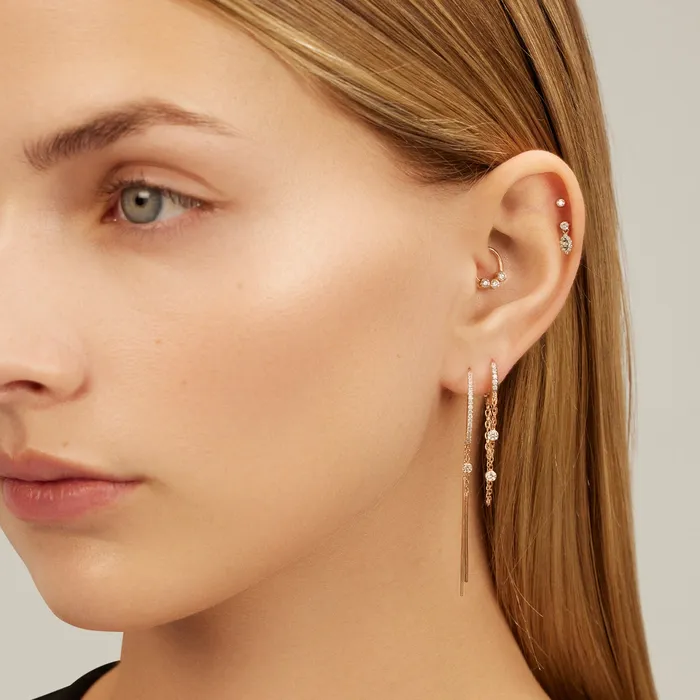 Kismet by Milka Marena Dangling Hoop Earring Earrings