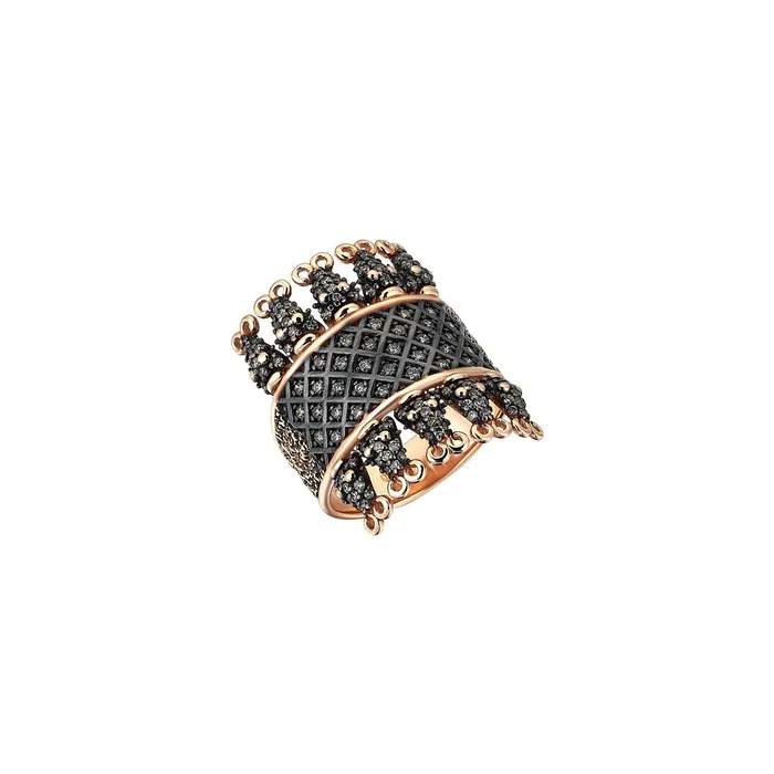Kismet by Milka Rings Snake Charmer Ring