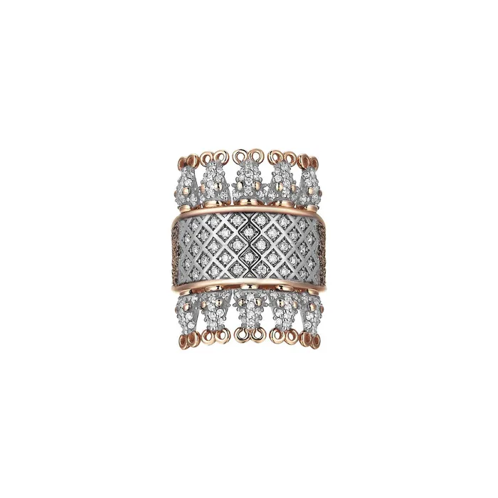 Kismet by Milka Rings Snake Charmer Ring