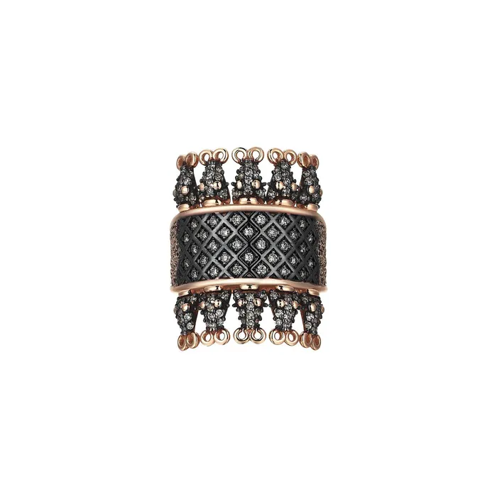Kismet by Milka Rings Snake Charmer Ring