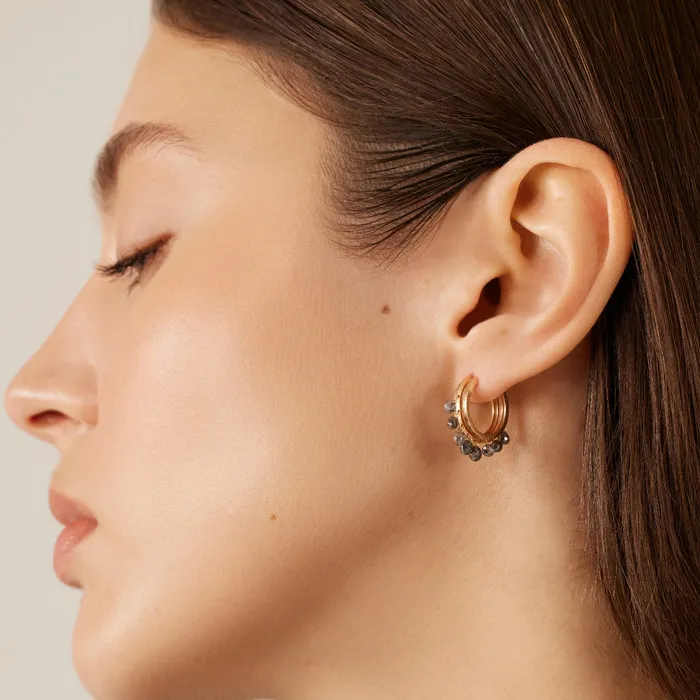 Kismet by Milka2 Earrings Esmeralda Hoop Earring