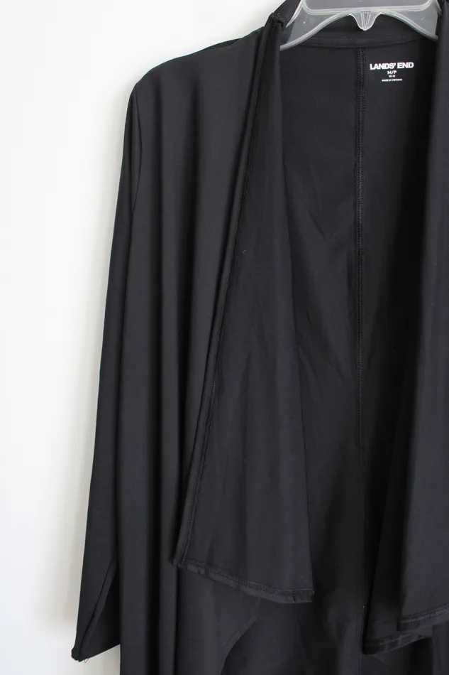 Lands End Rings Lands End Black Cardigan M Petite