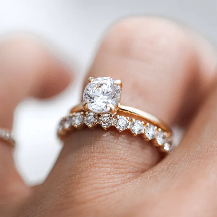 Large Auk Band Earth Mined Consider Bridal Rings Large Auk Band Earth Mined Consider Bridal Rings