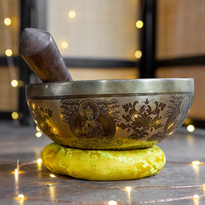 Large Carved Buddha Singing Bowl 9 DharmaCrafts Earrings