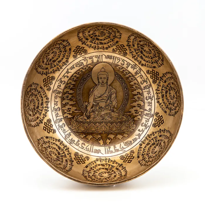 Large Carved Buddha Singing Bowl 9 DharmaCrafts Earrings