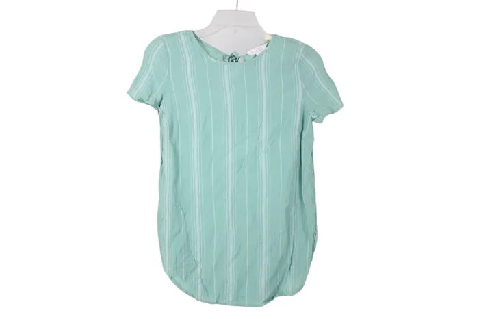 Lauren Conrad Rings Lauren Conrad Blue Striped Blouse XS