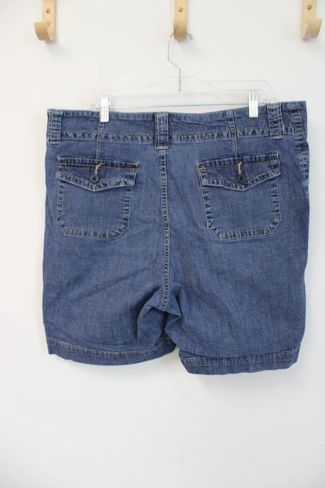 Lee Earrings Riders By Lee Denim Shorts 18W