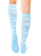 Living Royal Unisex Clouds Compression Socks LIVINGROYAL Earrings