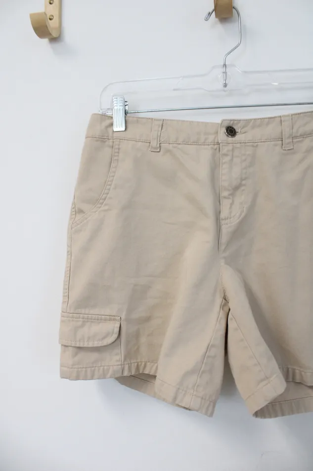 Liz Claiborne Crazy Horse By Liz Claiborne Vintage Khaki Shorts 6 Earrings