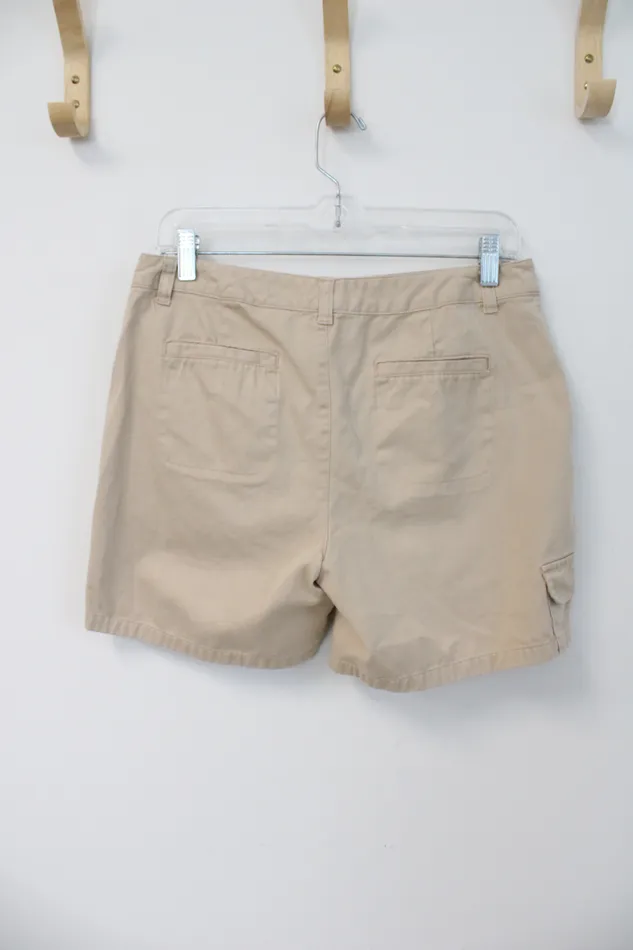 Liz Claiborne Crazy Horse By Liz Claiborne Vintage Khaki Shorts 6 Earrings