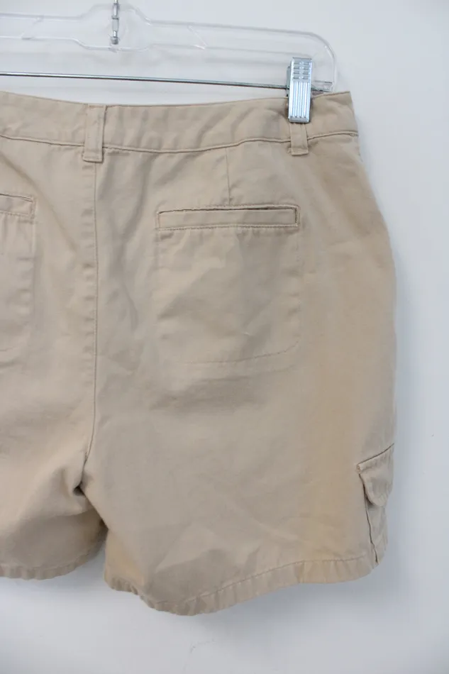 Liz Claiborne Crazy Horse By Liz Claiborne Vintage Khaki Shorts 6 Earrings