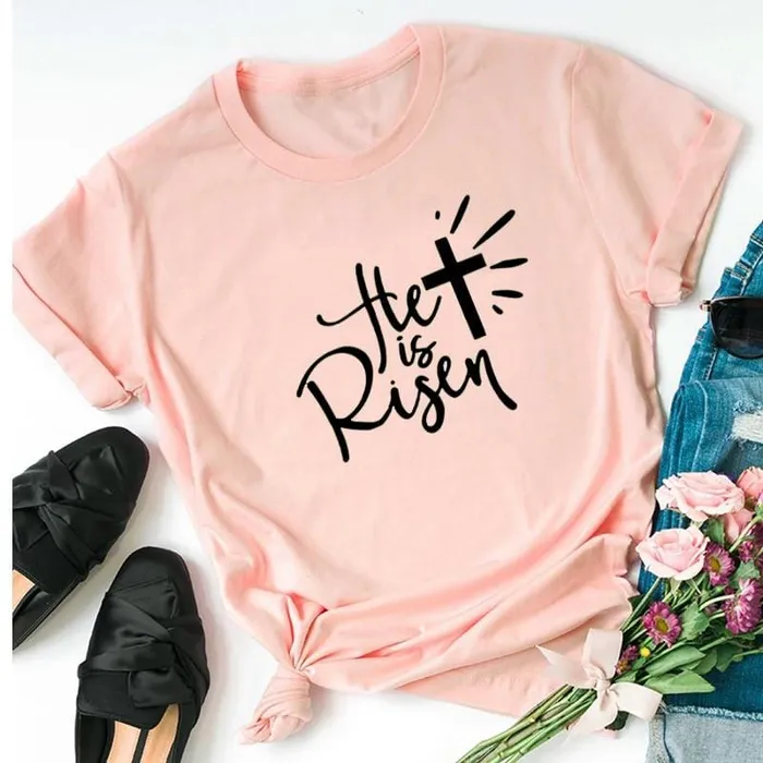 Lords Guidance Christian TShirt br Risen Earrings