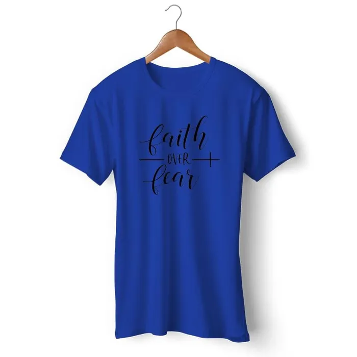 Lords Guidance Earrings Christian TShirt br Faith Over Fear