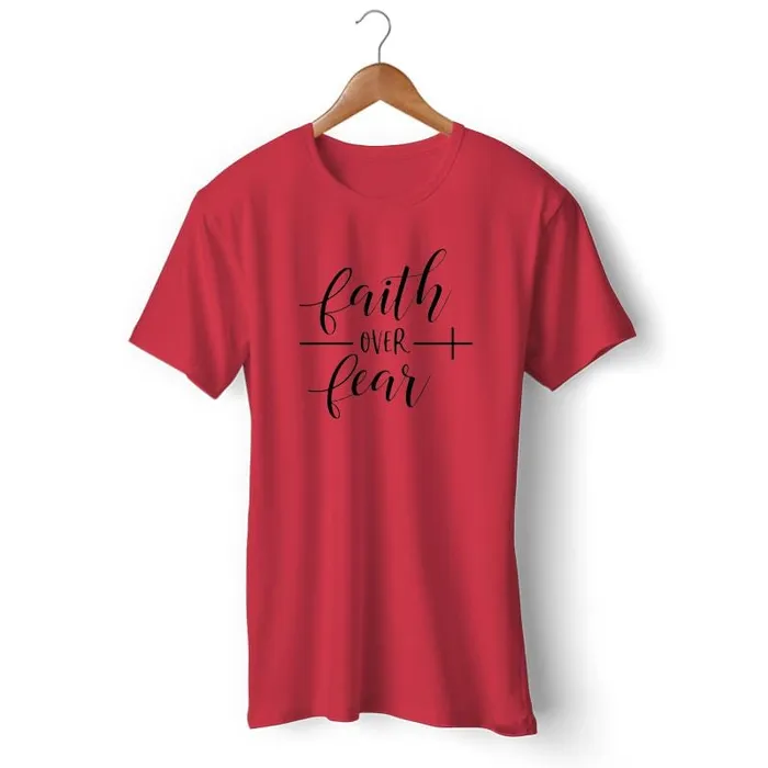 Lords Guidance Earrings Christian TShirt br Faith Over Fear
