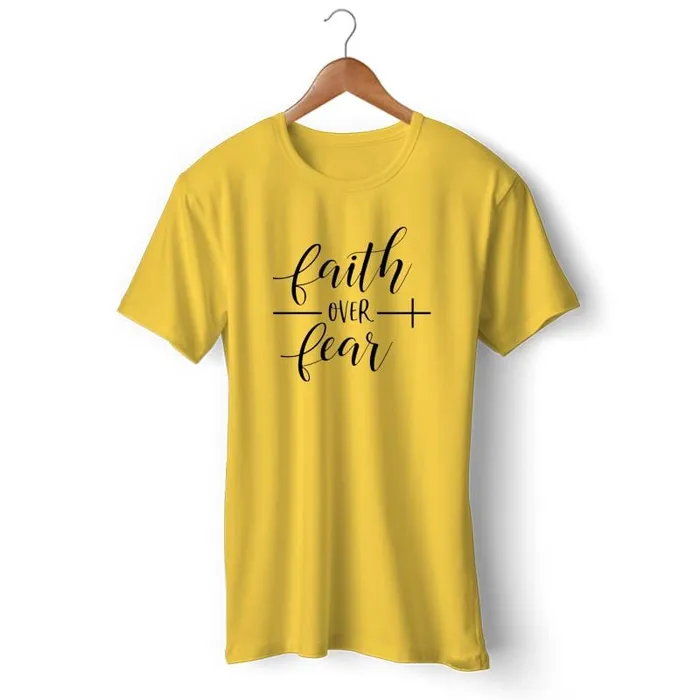 Lords Guidance Earrings Christian TShirt br Faith Over Fear
