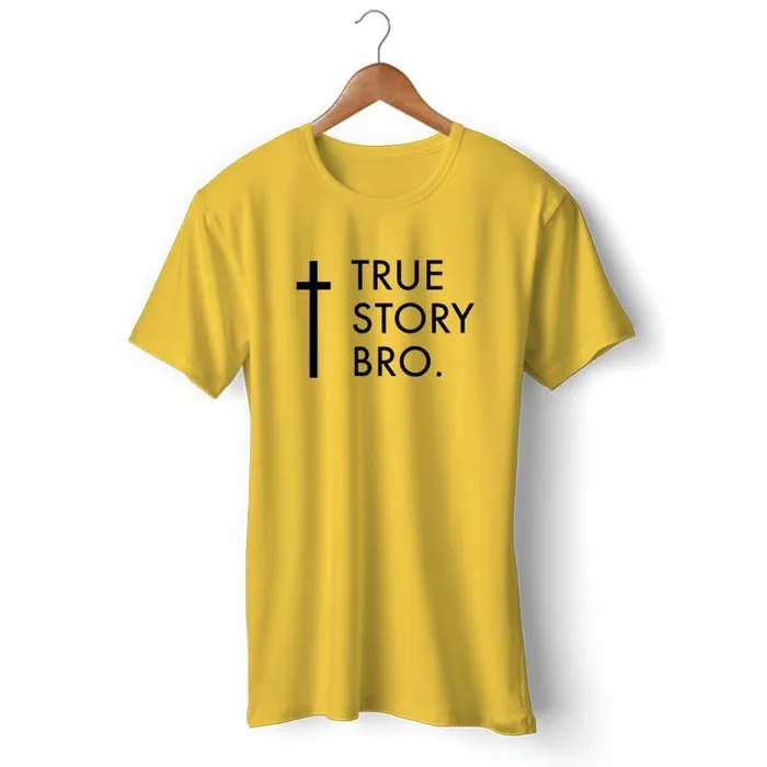 Lords Guidance Earrings Christian TShirt br True Story Bro