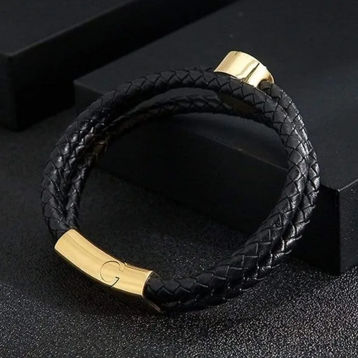 Lords Guidance Mens Cross Bracelet br Medallion Bracelets