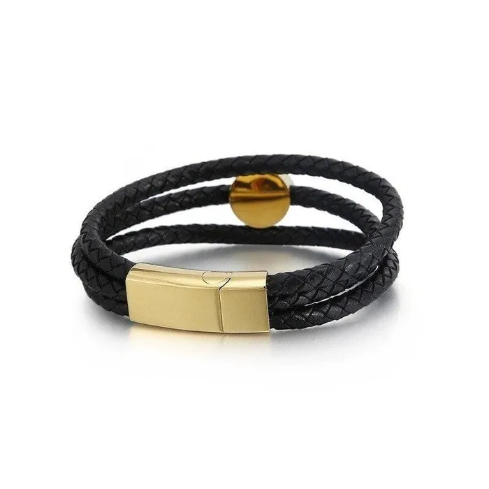 Lords Guidance Mens Cross Bracelet br Medallion Bracelets