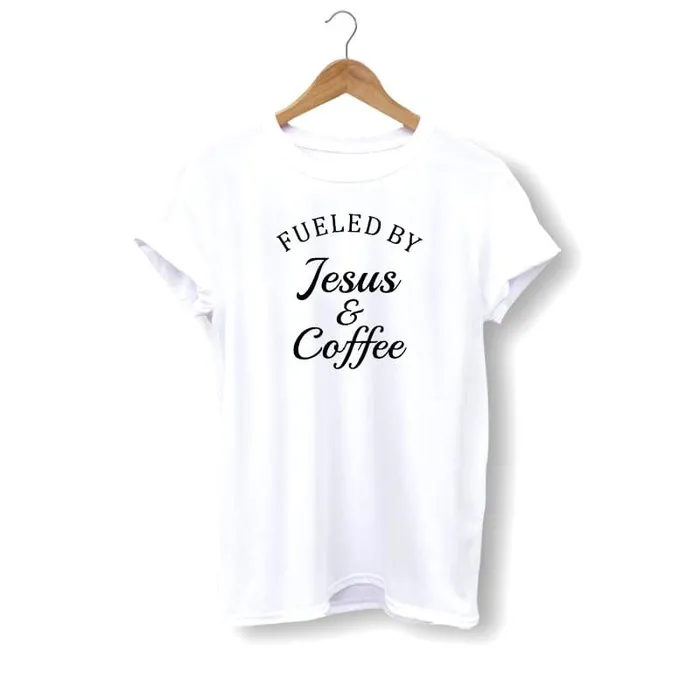 Lords Guidance Necklaces Christian TShirt br Fueled By Jesus And Coffee