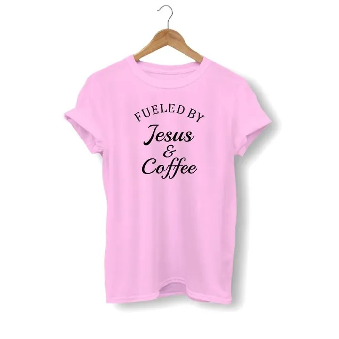 Lords Guidance Necklaces Christian TShirt br Fueled By Jesus And Coffee