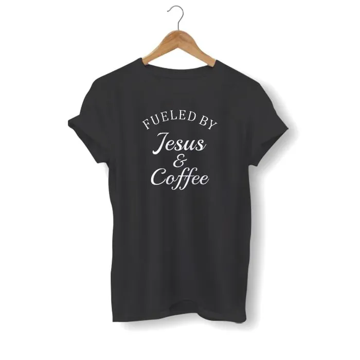 Lords Guidance Necklaces Christian TShirt br Fueled By Jesus And Coffee