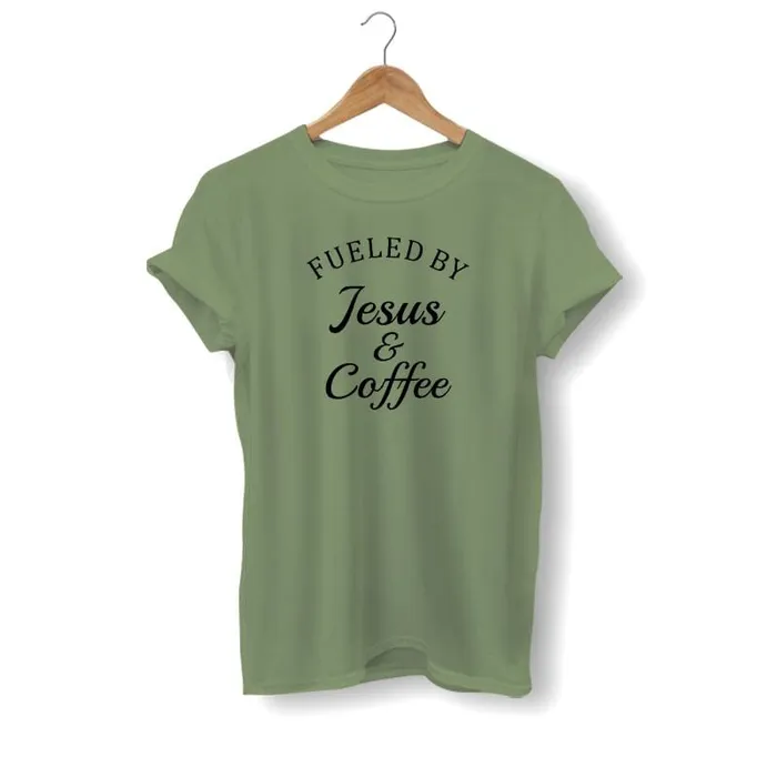Lords Guidance Necklaces Christian TShirt br Fueled By Jesus And Coffee