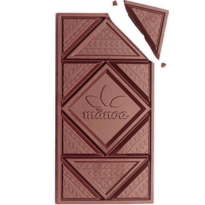 MANOACHOCO Necklaces Manoa Pa Akai Sea Salt 72 Cacao Dark Chocolate Bar 21oz