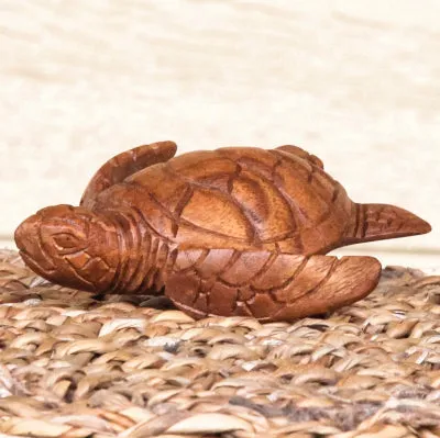MARUEGERTZ Necklaces Baby Sea Turtle Wooden Figurine