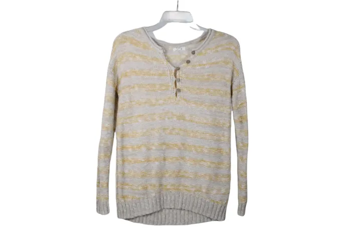 Maurices Earrings Maurices Yellow Striped Sweater XS